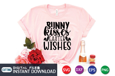 Bunny Kisses Easter Wishes SVG