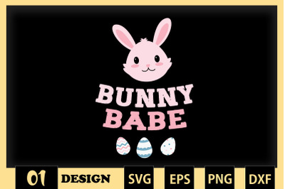 Bunny Babe Cute Bunny Easter Egg