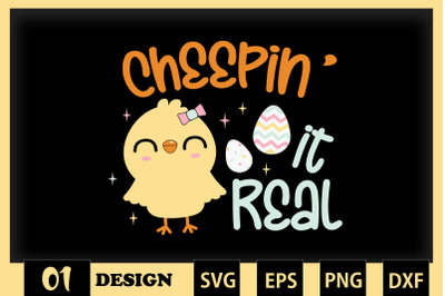 Ceepin&#039; it Real Cute Easter Chick