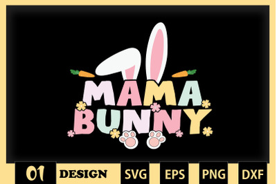 Mama Bunny Easter Bunny Ear