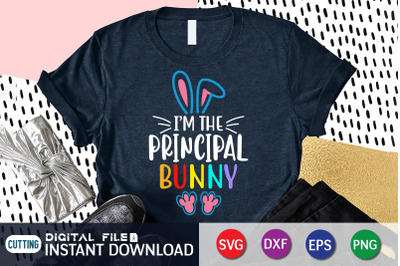 I&amp;&23;039;m the Principal Bunny SVG