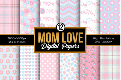 Mother&#039;s Day Digital Papers