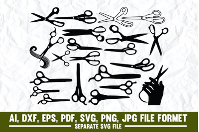 Scissors, Icon, Vector, Cutting, Symbol, White Background, Cut Out, In