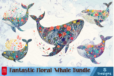 Fantastic Floral Whale Bundle