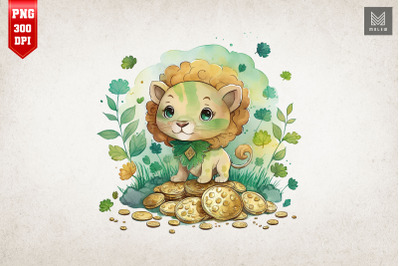 Lion &amp; Gold Coins St Patrick&#039;s Day 2