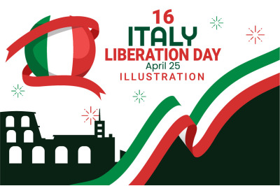 16 Italy Liberation Day Illustration