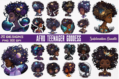 Beautiful Afro Teenager Goddess Bundle