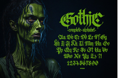 Gothic font 010