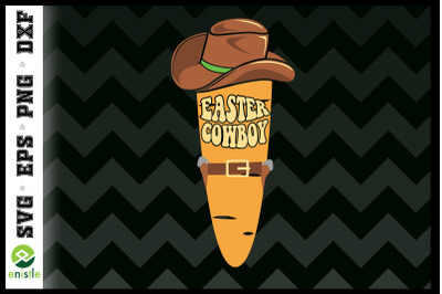Easter Howdy Easter Cowboy Carrot