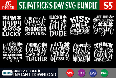 ST.Patrick&#039;s Day SVG Bundle