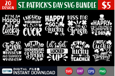 ST.Patrick&#039;s Day SVG Bundle