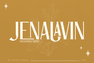 Jenalavin - Modern Serif