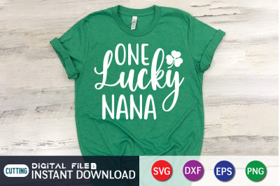 One Lucky Nana SVG