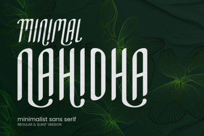Minimal Nahidha - Minimalist Sans Serif