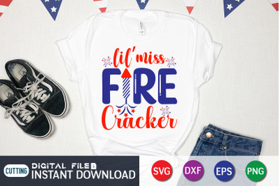 Lil Miss Fire Cracker SVG