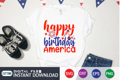 Happy Birthday America SVG