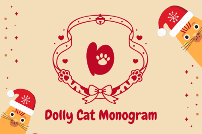 Dolly Cat Monogram