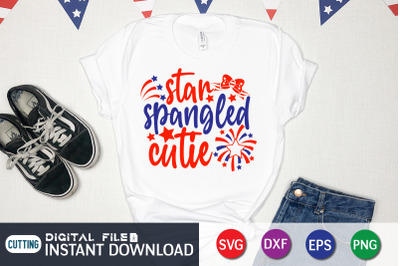 Star Spangled Cutie SVG