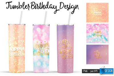 Birthday Tumblers | Birthday Tumbler Sublimation | PNG 20 Oz Tumbler |