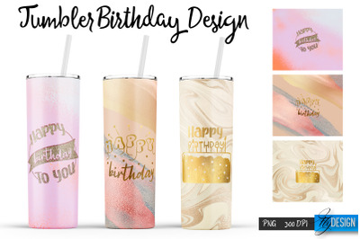 Birthday Tumblers | Birthday Tumbler Sublimation | PNG 20 Oz Tumbler |