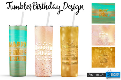 Birthday Tumblers | Birthday Tumbler Sublimation | PNG 20 Oz Tumbler |