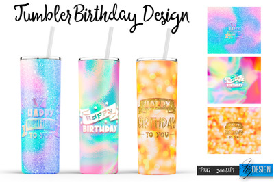 Birthday Tumblers | Birthday Tumbler Sublimation | PNG 20 Oz Tumbler |