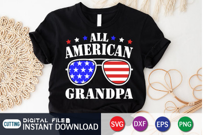 All American Grandpa SVG