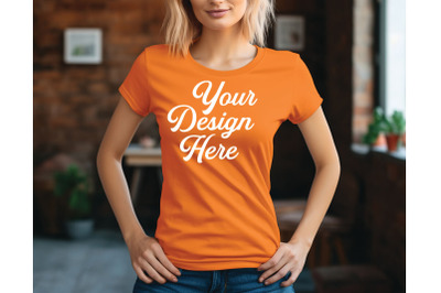 Bella Canvas 3001 T-shirt Mockups&2C; Bella Canvas Girl Mockups&2C; Digital