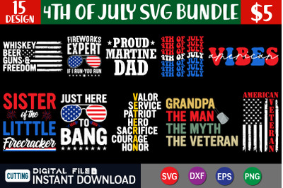 4th of July SVG Bundle