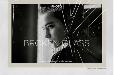 Broken Glass Effect JPG and PNG Overlays