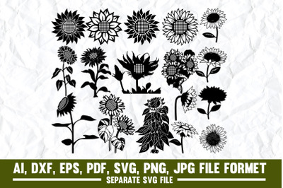 Sunflower, Icon, Cooking Oil, Vector, Logo, Sunflower Seed Oil, Seed,