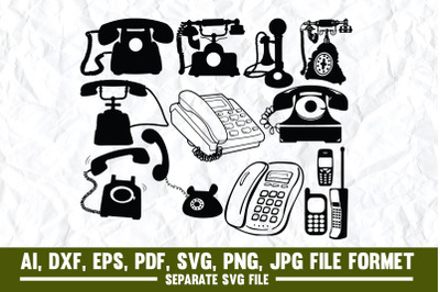 Telephone, Icon, Vector, Smart Phone, Old, Wireless Technology, Symbol