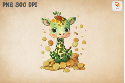 Giraffe &amp;amp; Gold Coins St Patrick&amp;&23;039;s Day 3