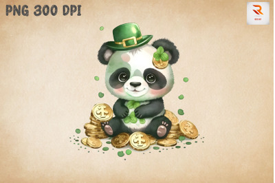 Panda &amp;amp; Gold Coins St Patrick&amp;&23;039;s Day 4