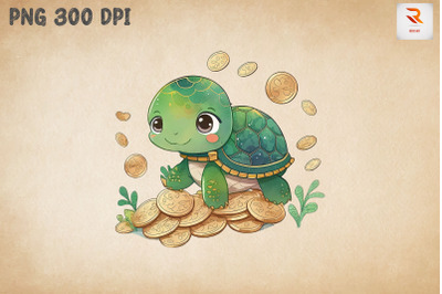 Turtle &amp;amp; Gold Coins St Patrick&amp;&23;039;s Day 2