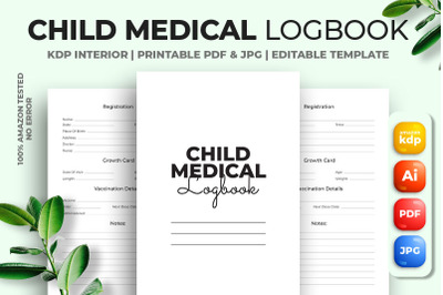 Child Medical Logbook KDP Interior