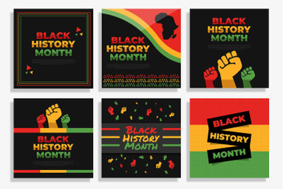Black History Month Social Media Post Pack