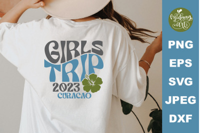 Girls trip 2023 Curacao SVG