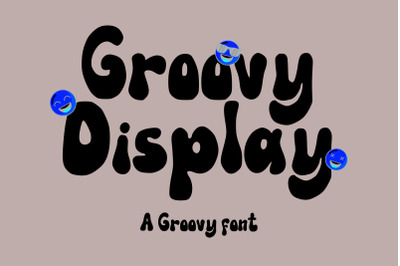 Groovy Display Font
