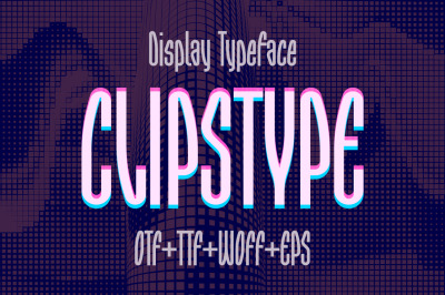 Clipstype Display Font