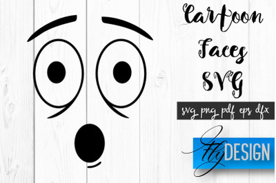 Cartoon Face SVG | Funny Face SVG Design | Funny Emotions SVG Quotes