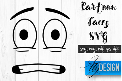 Cartoon Face SVG | Funny Face SVG Design | Funny Emotions SVG Quotes