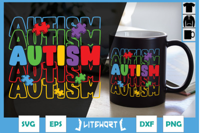 Retro Autism Awareness