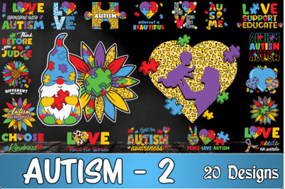 Autism Bundle SVG 20 designs