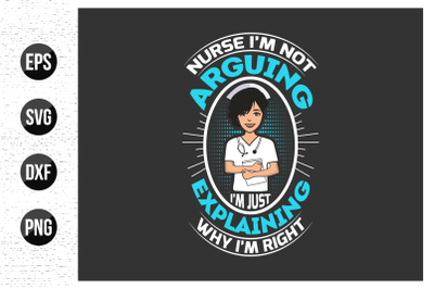 Nursing typographic quotes design vector.