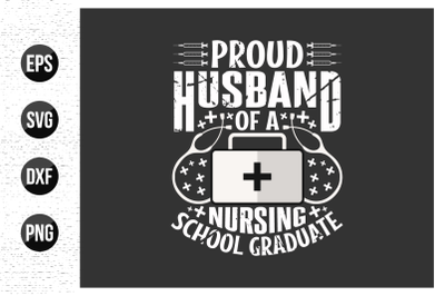 Nurse typographic slogan design vector.