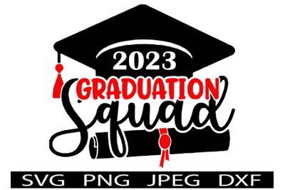 Graduation Squad 2023 SVG T-Shirt Design