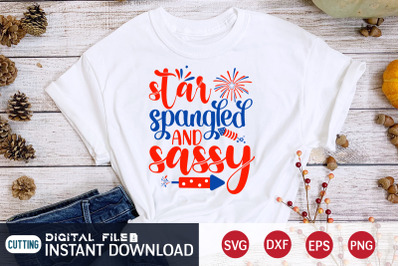 Star Spangled and Sassy SVG