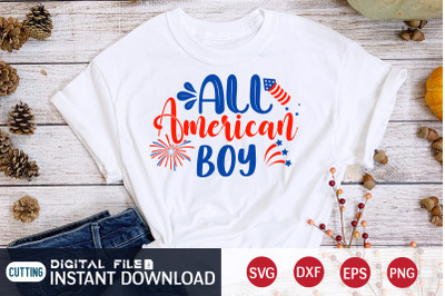 All American Boy SVG