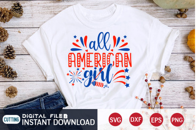 All American Girl SVG